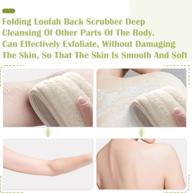 Alt view image 6 of 7 - Intensive Exfoliation, Natural Loofah Body Scrubber for Bath & Shower