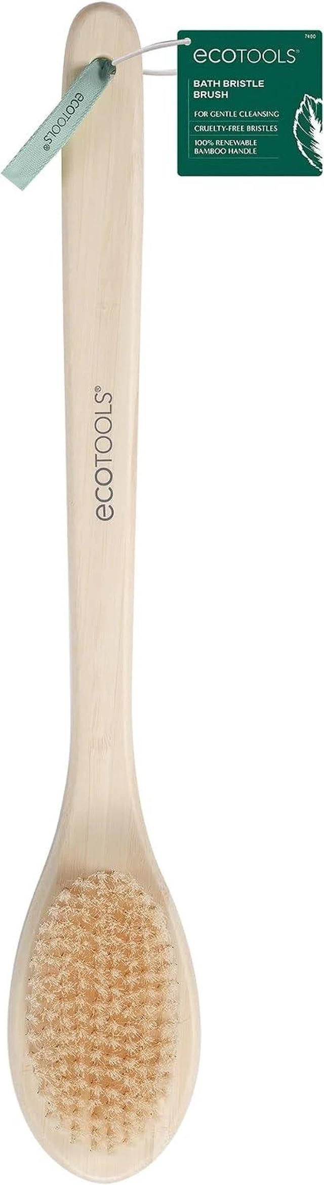 Main image of Long-Handled Back Scrubber Bath Bristle Brush for Shower