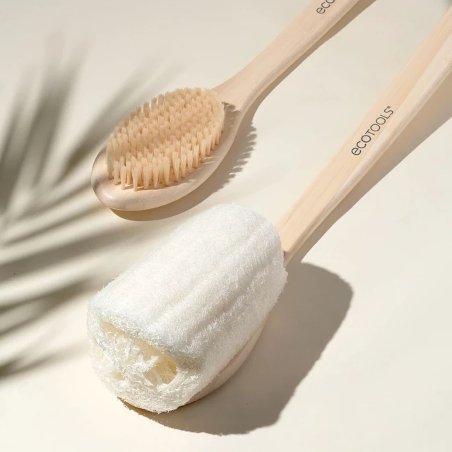 Alt view image 5 of 7 - Long-Handled Back Scrubber Bath Bristle Brush for Shower