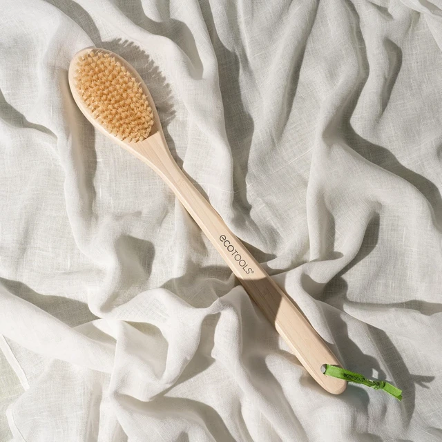 Alt view image 6 of 7 - Long-Handled Back Scrubber Bath Bristle Brush for Shower