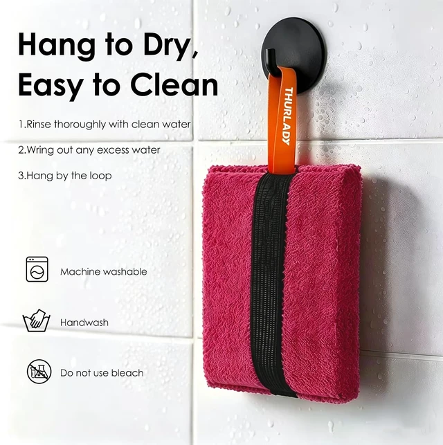 Alt view image 5 of 7 - Textured Back Scrubber, Coarse Skin Exfoliating Body Brush