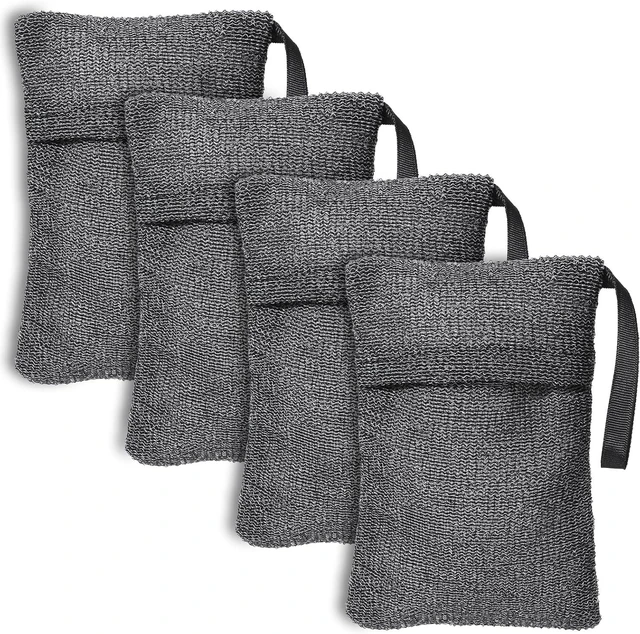 Main image of 4 Pack Exfoliating Mesh Soap Saver Bags