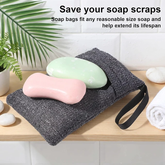 Alt view image 7 of 7 - 4 Pack Exfoliating Mesh Soap Saver Bags