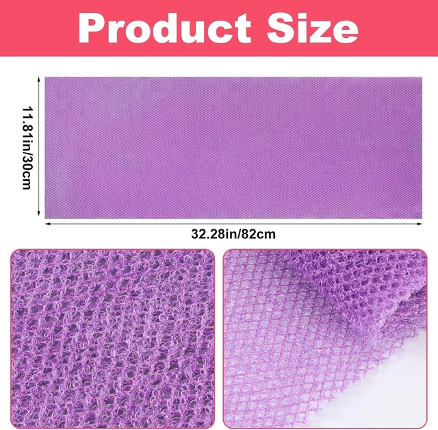 Alt view image 2 of 7 - African Net Sponge Authentic Exfoliating Body Scrubber Mesh