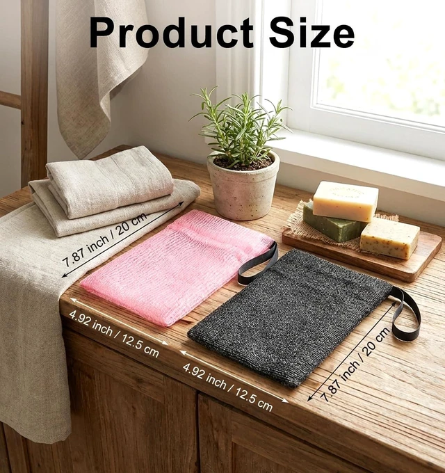 Alt view image 2 of 7 - Mesh Bar Soap Pouches for Bathing & Showering, Soap Saver Bags