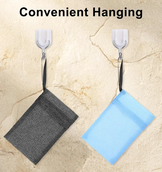 Alt view image 6 of 7 - Mesh Bar Soap Pouches for Bathing & Showering, Soap Saver Bags