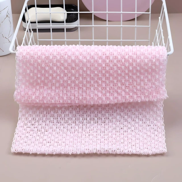 Alt view image 3 of 6 - African Net Sponge - Long Exfoliating Body Scrubber for Shower - Fast-Drying Nylon Mesh Wash Net & Sapo Sponge for Back Scrubbing & Smoother Skin