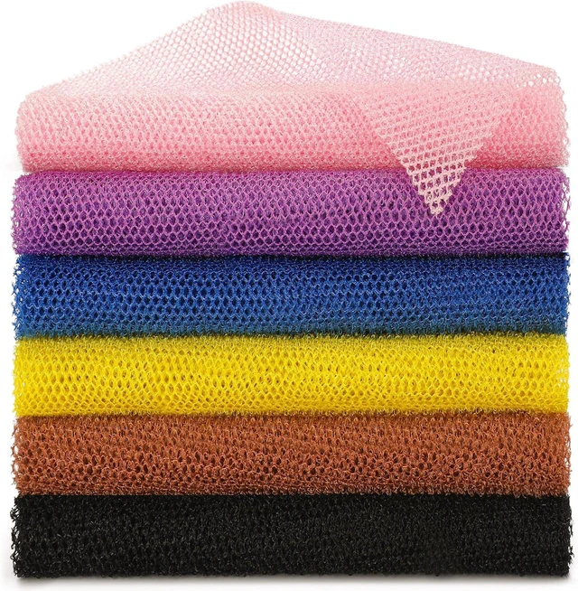 Main image of African Net Sponge Exfoliating Long Bath Scrubber