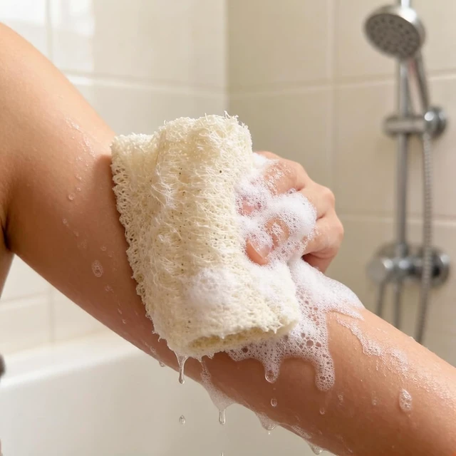 Alt view image 7 of 7 - Pure Luffa Scrubber for Washing Dishes