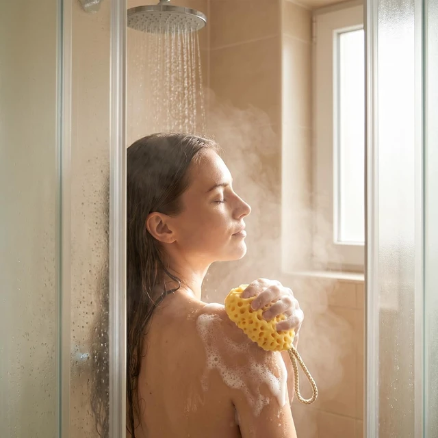 Alt view image 7 of 7 - Large Bath Sponge Set for Men and Women