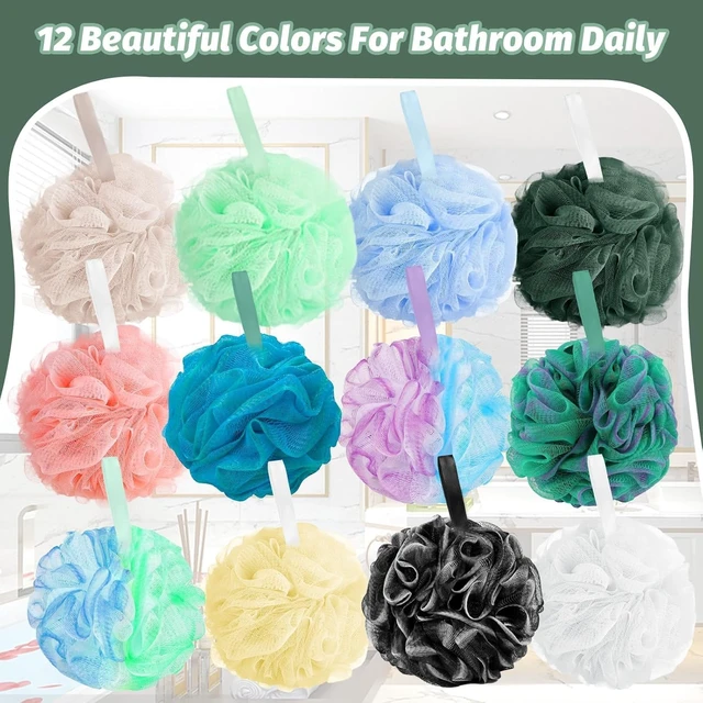 Alt view image 2 of 6 - Unisex, Body Scrubber for Shower & Bath, Natural Loofah Sponge Set
