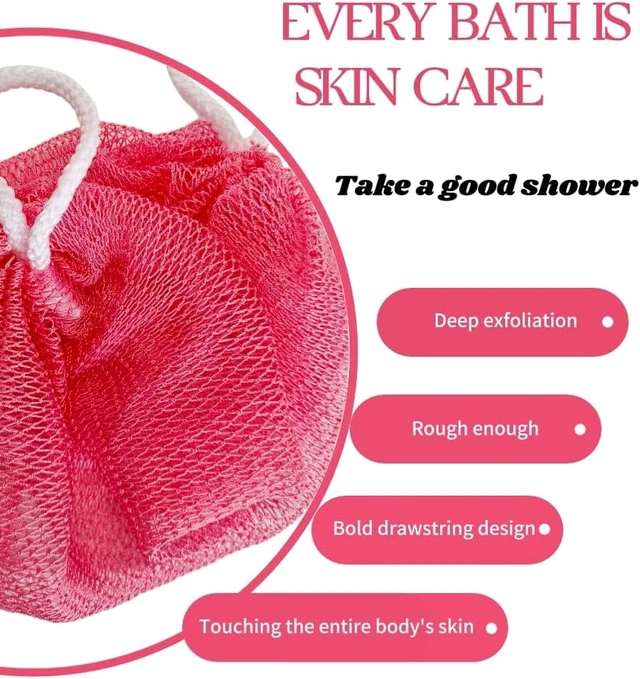 Alt view image 2 of 7 - Authentic African Net Sponge Exfoliating Bath Loofah Back Scrubber for Shower