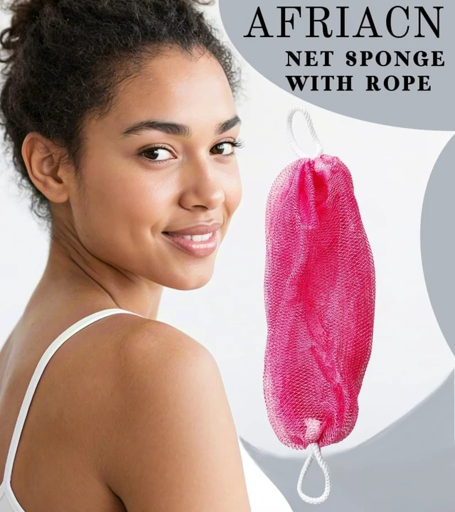 Alt view image 5 of 7 - Authentic African Net Sponge Exfoliating Bath Loofah Back Scrubber for Shower
