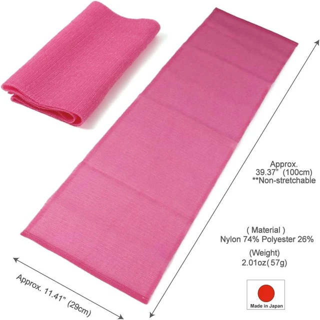Alt view image 6 of 6 - High Foam Lather Back Scrubber & Dead Skin Remover for Men and Women, Japan Made Extra Rough Exfoliating Washcloth