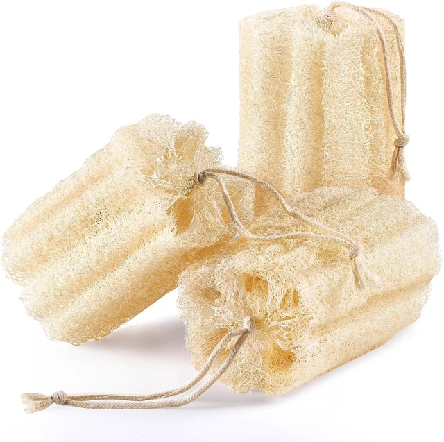 Main image of Natural Egyptian Loofah Body Scrubber for Exfoliating Showers
