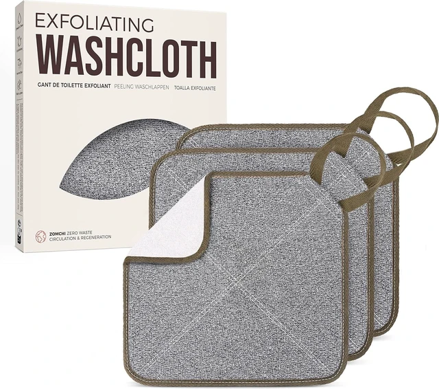Main image of Facial and Body Deep Cleansing Exfoliating Towel Set