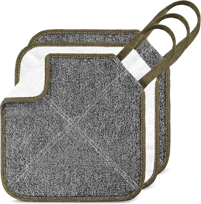 Alt view image 2 of 7 - Facial and Body Deep Cleansing Exfoliating Towel Set