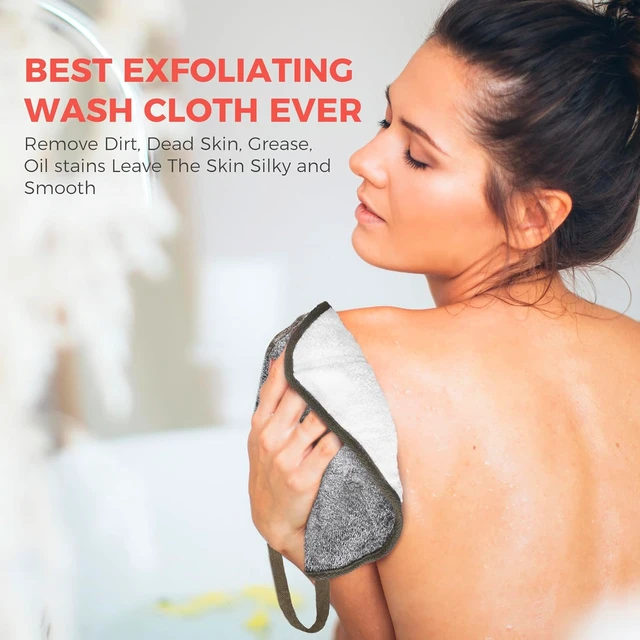 Alt view image 5 of 7 - Facial and Body Deep Cleansing Exfoliating Towel Set