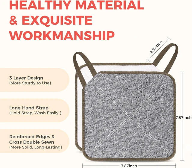 Alt view image 7 of 7 - Facial and Body Deep Cleansing Exfoliating Towel Set