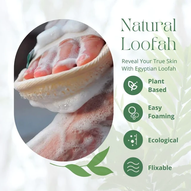 Alt view image 4 of 7 - Men's Natural Loofah Body Scrubber
