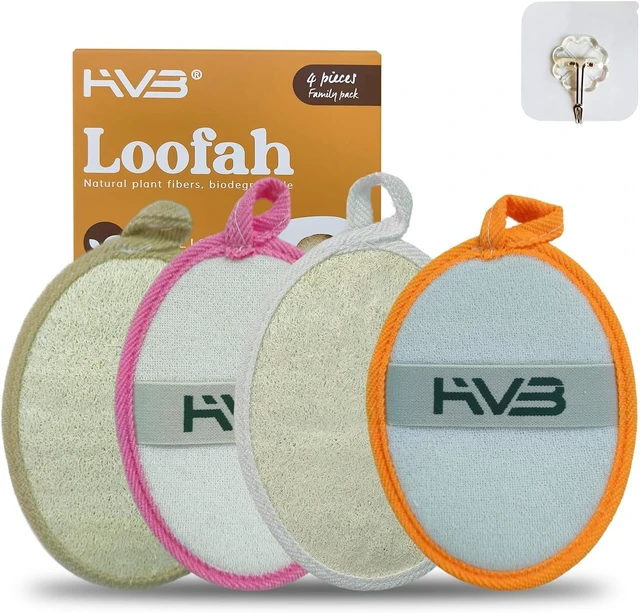 Main image of Pure Natural Loofah Body & Face Scrubber for Unisex Bathing