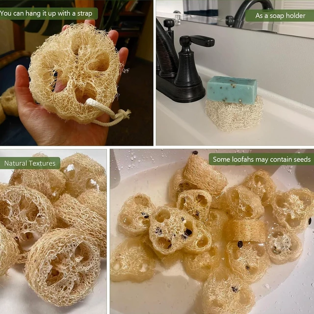 Alt view image 6 of 7 - Organic Natural Loofah Rounds for DIY Soap Crafting
