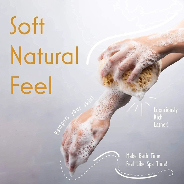 Alt view image 5 of 7 - Foam Loofah Bath Sponge for Body Shower Curvy Design