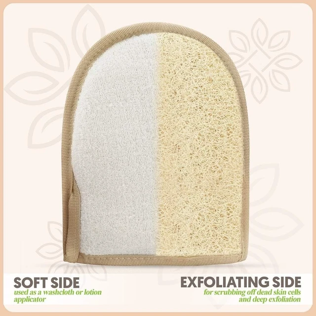 Alt view image 4 of 7 - Natural Loofah Body Scrubber for Men & Women