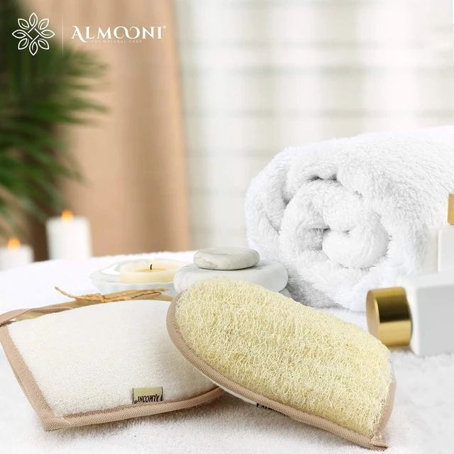 Alt view image 6 of 7 - Natural Loofah Body Scrubber for Men & Women