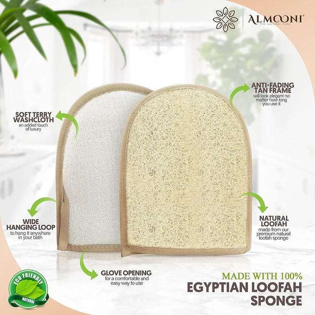 Alt view image 2 of 7 - Natural Loofah Body Scrubber for Men & Women