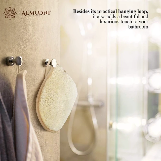 Alt view image 7 of 7 - Natural Loofah Body Scrubber for Men & Women