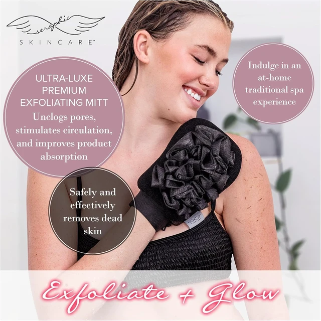 Alt view image 2 of 7 - Premium Korean Deep Cleansing Body Scrubber & Mesh Bath Gloves