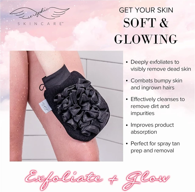 Alt view image 4 of 7 - Premium Korean Deep Cleansing Body Scrubber & Mesh Bath Gloves