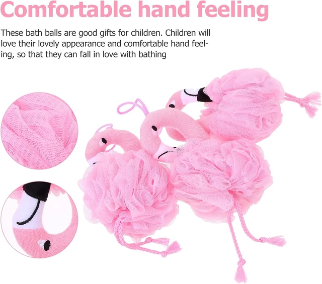Alt view image 4 of 7 - Kids Flamingo Bath Sponge