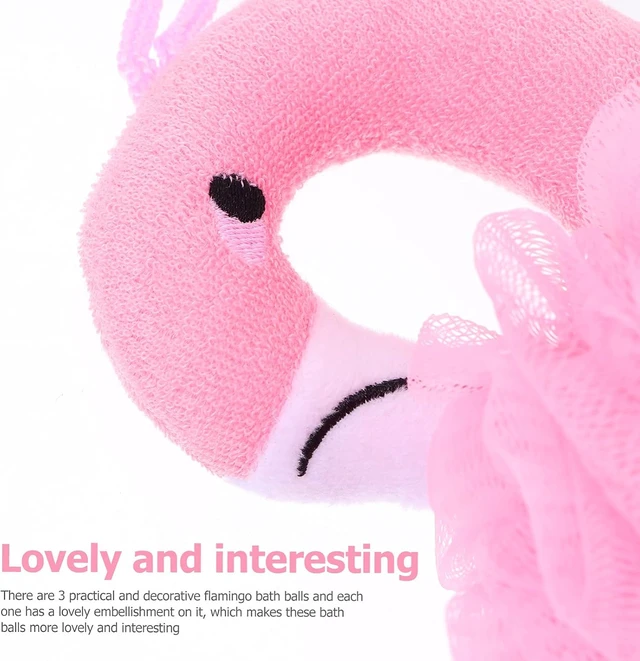 Alt view image 6 of 7 - Kids Flamingo Bath Sponge
