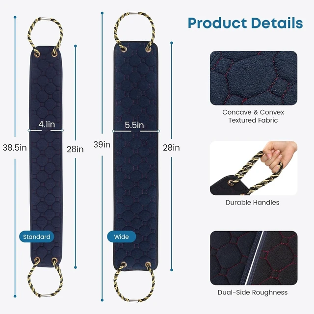 Alt view image 2 of 7 - Long Handle Shower Back Scrubber with Dual Grips for Body Exfoliation