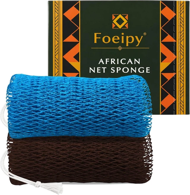 Main image of African Net Body Scrubber Loofah Bath Sponge for Exfoliating Shower