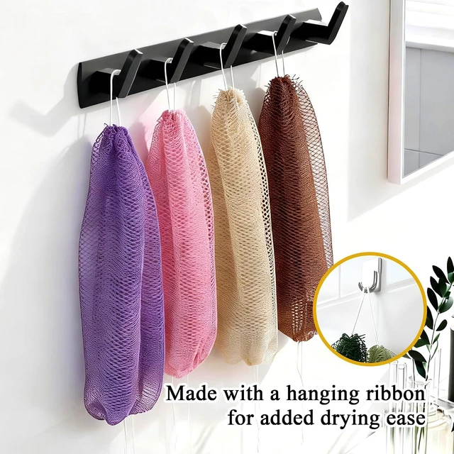 Alt view image 7 of 7 - 2-Pack, African Net Sponge Body & Back Scrubber