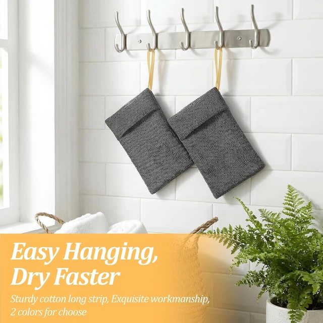 Alt view image 6 of 7 - Set of 4 Deep Cleansing Soap Bar Storage Bags with Exfoliating Texture