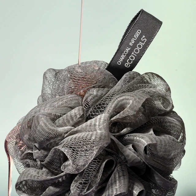Alt view image 5 of 7 - Charcoal EcoPouf Loofah Bath Sponge
