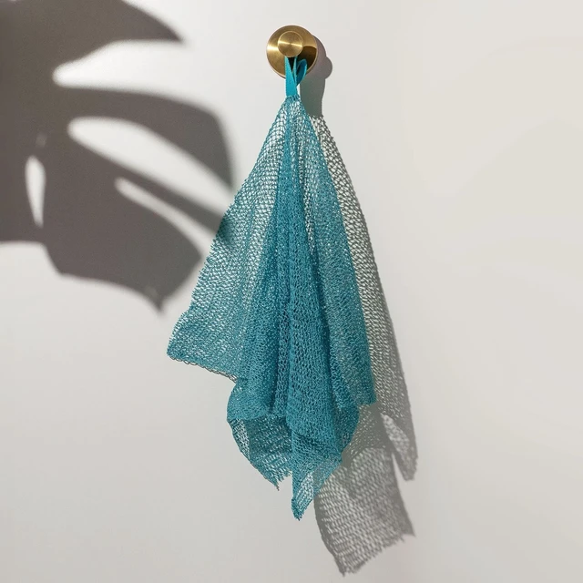 Alt view image 6 of 7 - African Exfoliating Bath Sponge Body Scrubber Net