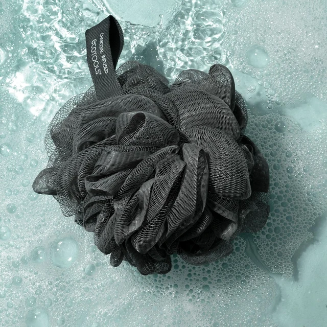 Alt view image 6 of 7 - Charcoal EcoPouf Loofah Bath Sponge