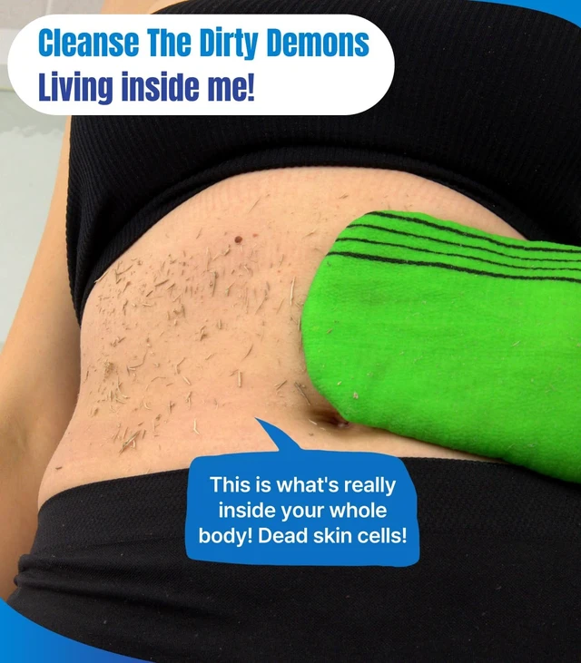 Alt view image 2 of 7 - Korean Exfoliating Body Glove Loofah Scrubber for Face Lip Back Foot Dry Brushing Skin Care