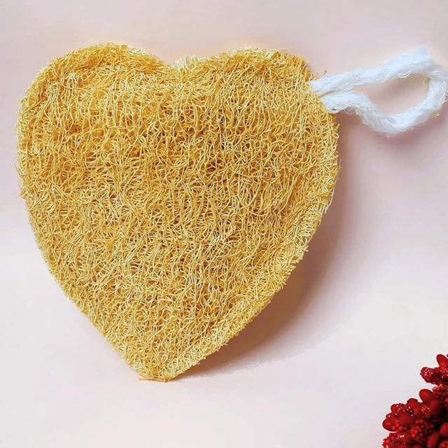 Alt view image 2 of 3 - Organic Natural Luffa Body Scrubber for Men and Women - Sun Dried Exfoliating Bath Sponge