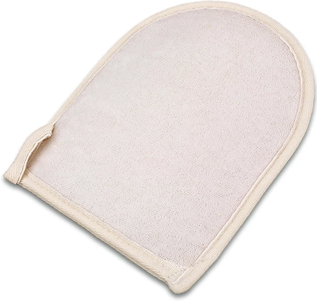Main image of Natural Egyptian Loofah Exfoliating Gloves for Face and Body Deep Cleansing Scrubber