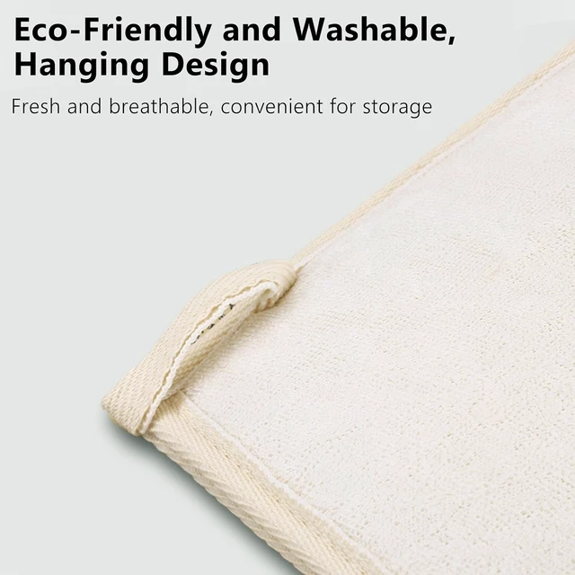 Alt view image 5 of 7 - Natural Egyptian Loofah Exfoliating Gloves for Face and Body Deep Cleansing Scrubber