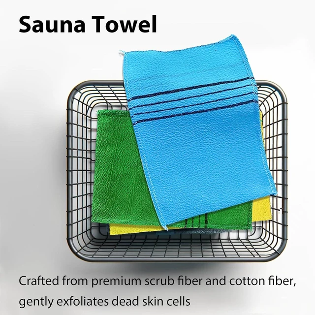Alt view image 6 of 7 - Korean Style Body Scrub Gloves Set for Gentle Dead Skin Removal and Deep Cleansing