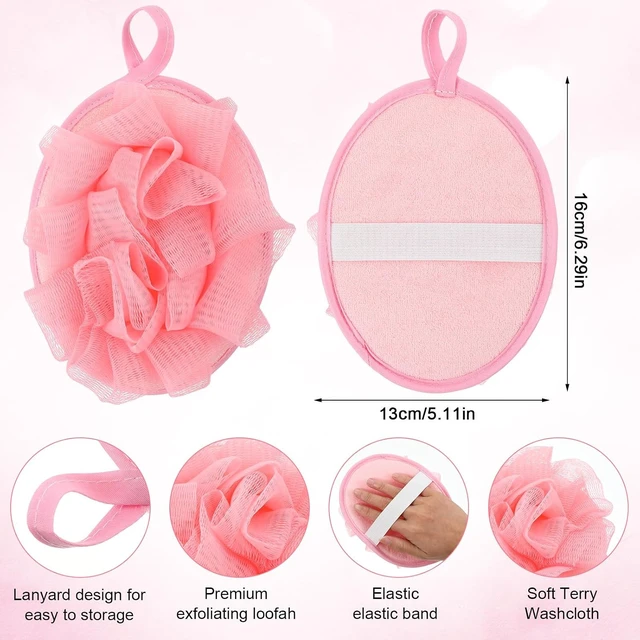Alt view image 2 of 7 - Compact Portable Loofah with Soap Saver Bag