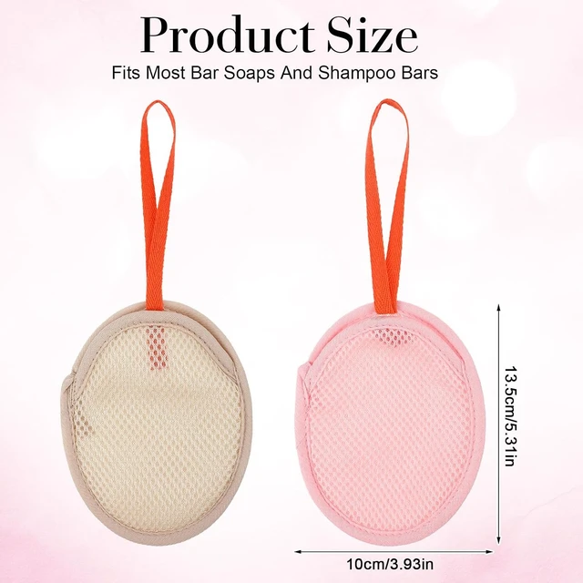 Alt view image 3 of 7 - Compact Portable Loofah with Soap Saver Bag