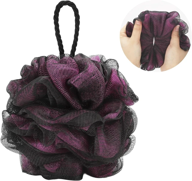 Alt view image 4 of 7 - Natural Loofah Body Scrubber Bath Pouf Shower Exfoliating Sponge
